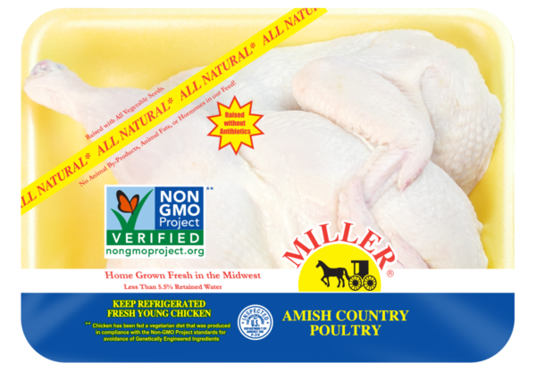 Chicken Half - CASE PRICE - 2/pkg;  9pkg/case